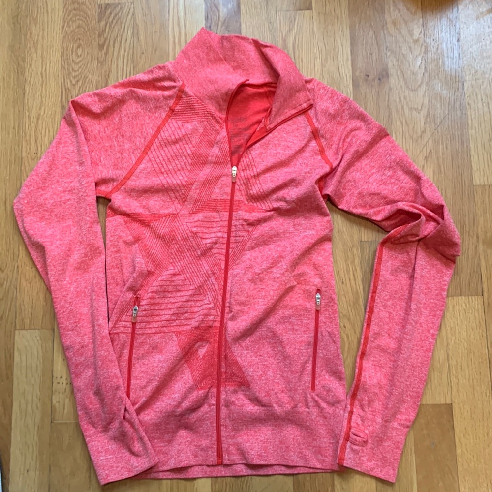 Oiselle Tripoli Zip-up Lightweight Running Jacket Rio Res Size Small